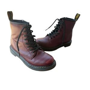 Dr. Martens Delaney Maroon Boots size 3
